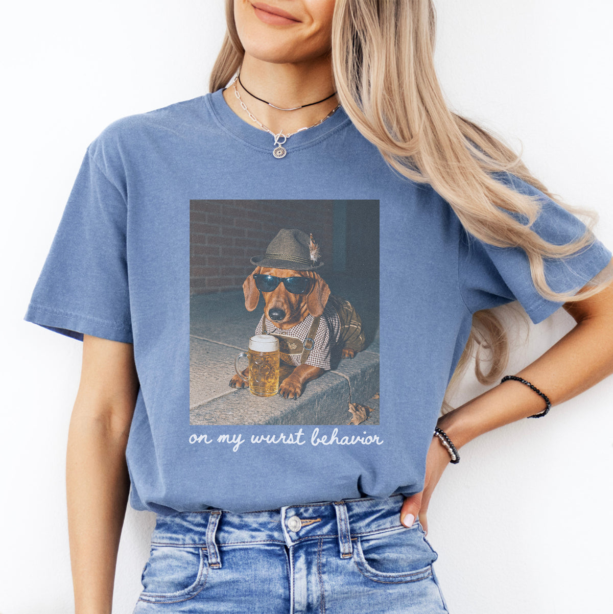 T-shirt personnalisé avec photo de chien pour l’Oktoberfest
