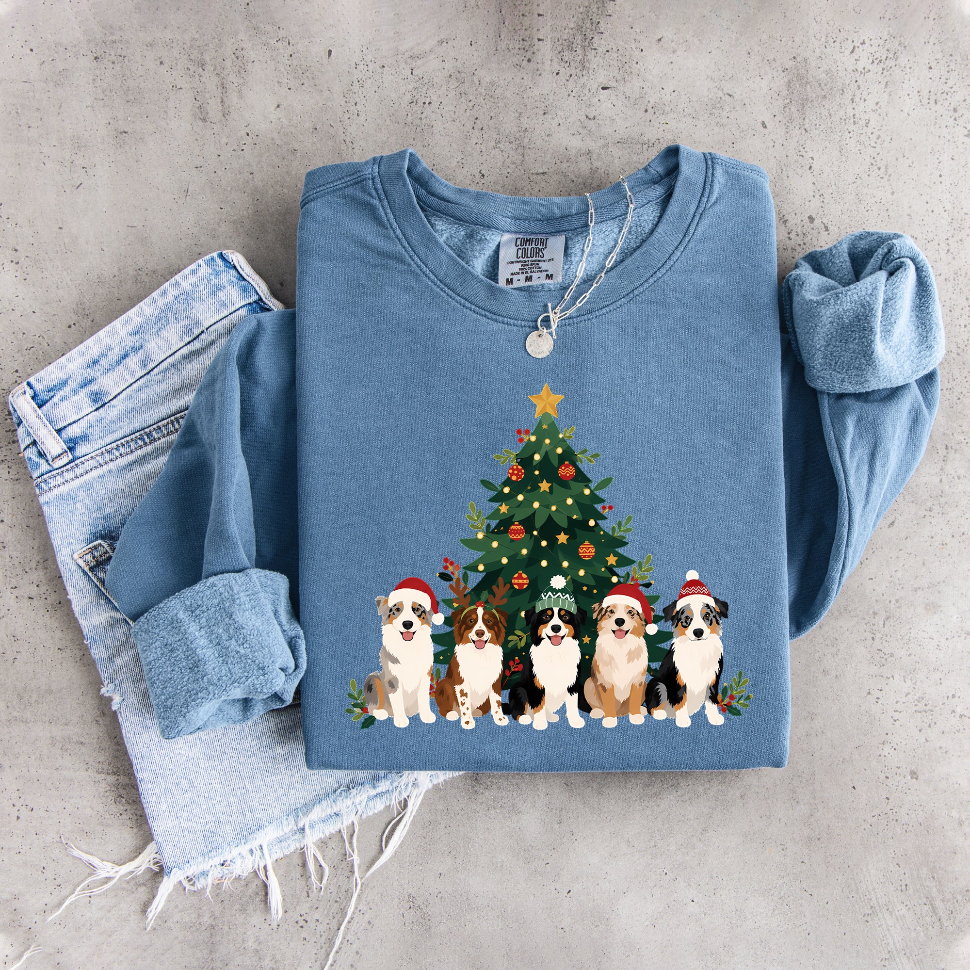 Australian Shepherd Christmas Sweatshirt