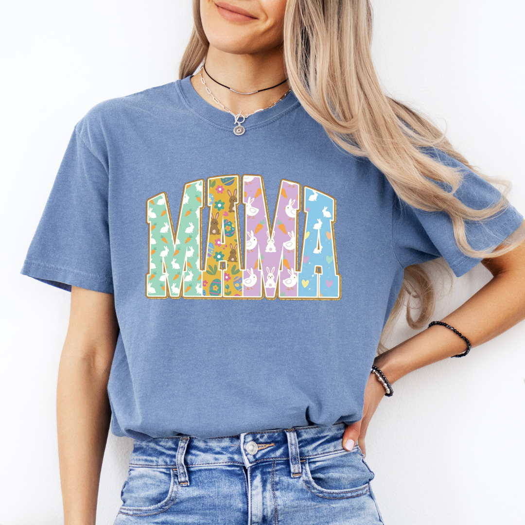 Retro Easter Mama Tee