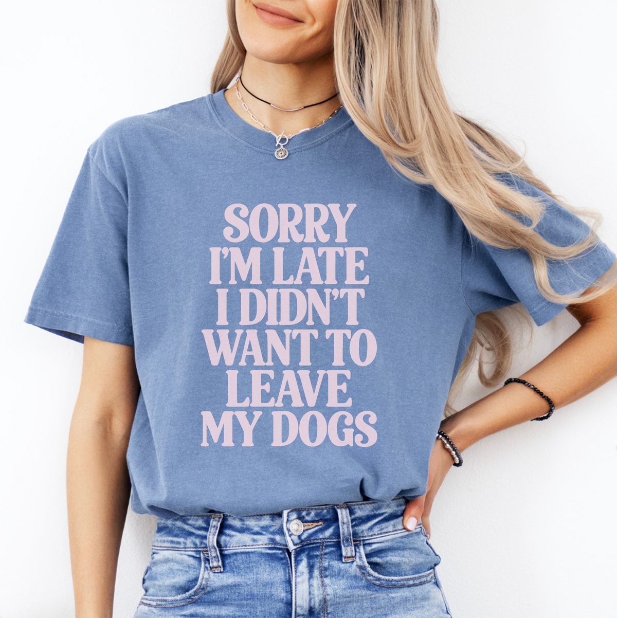 Camiseta «Perdón por llegar tarde»