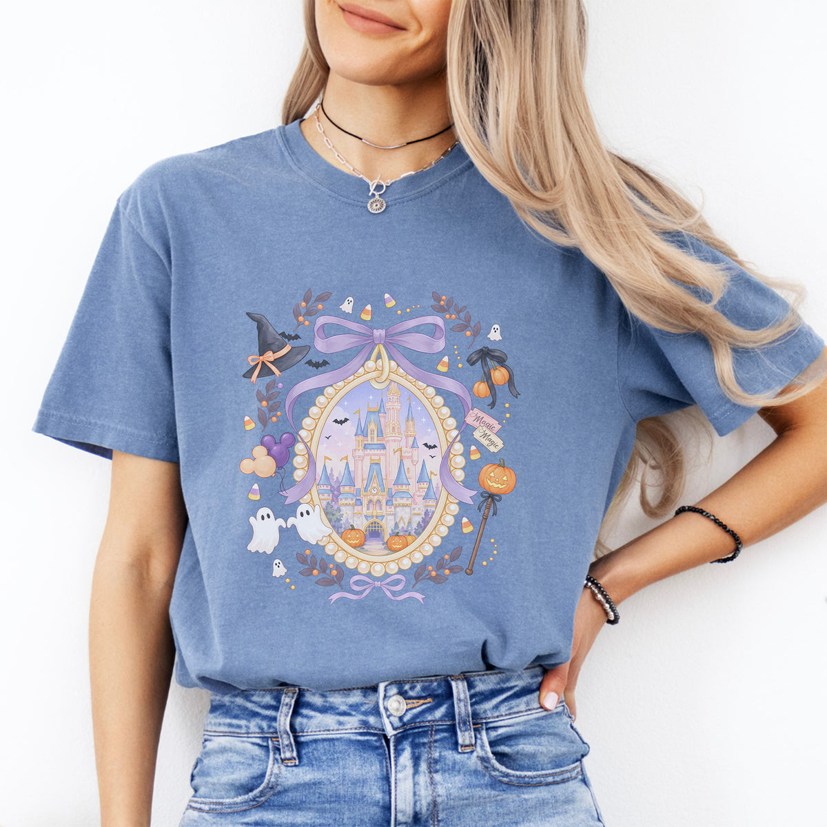 T-shirt d'Halloween rétro Walt Disney World