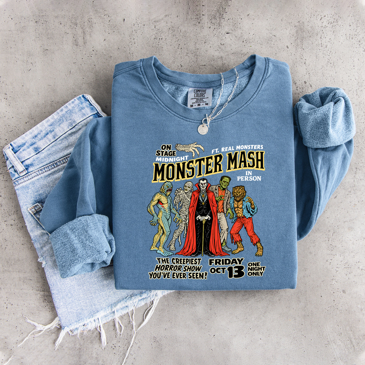 Suéter Vintage Look Monster Mash