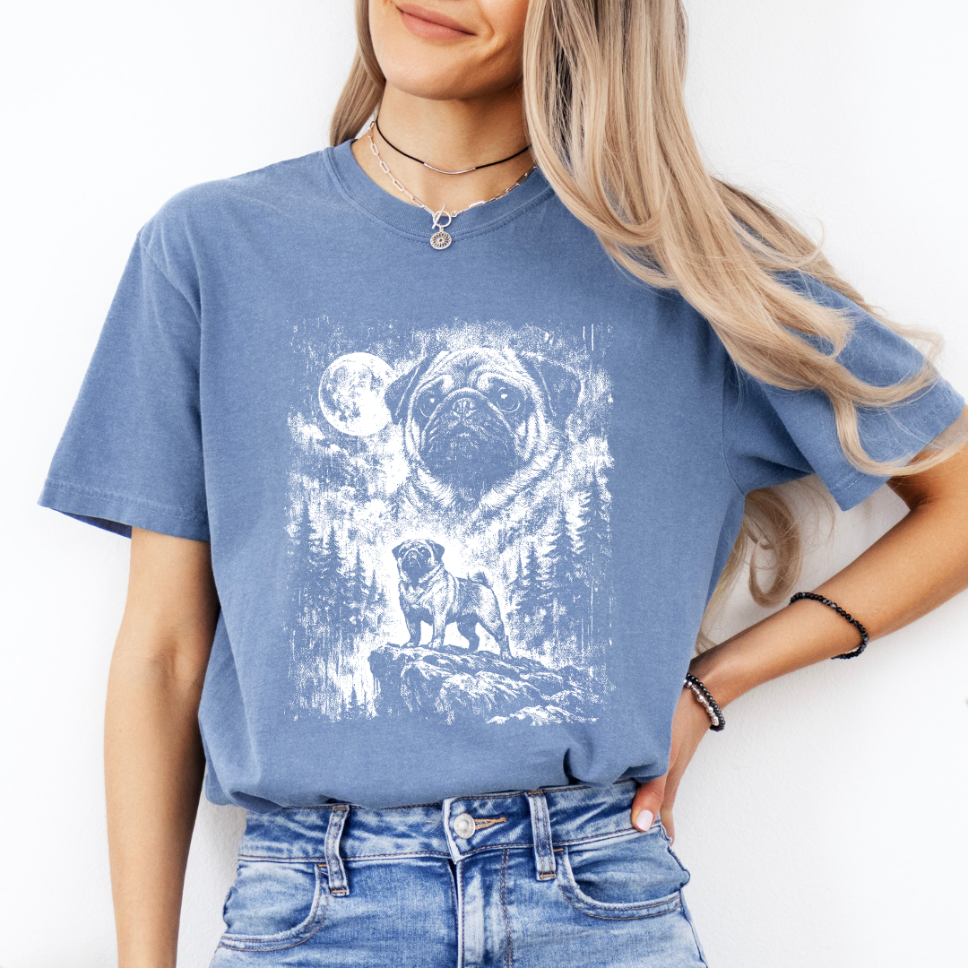 Personalized Vintage Pug Shirt