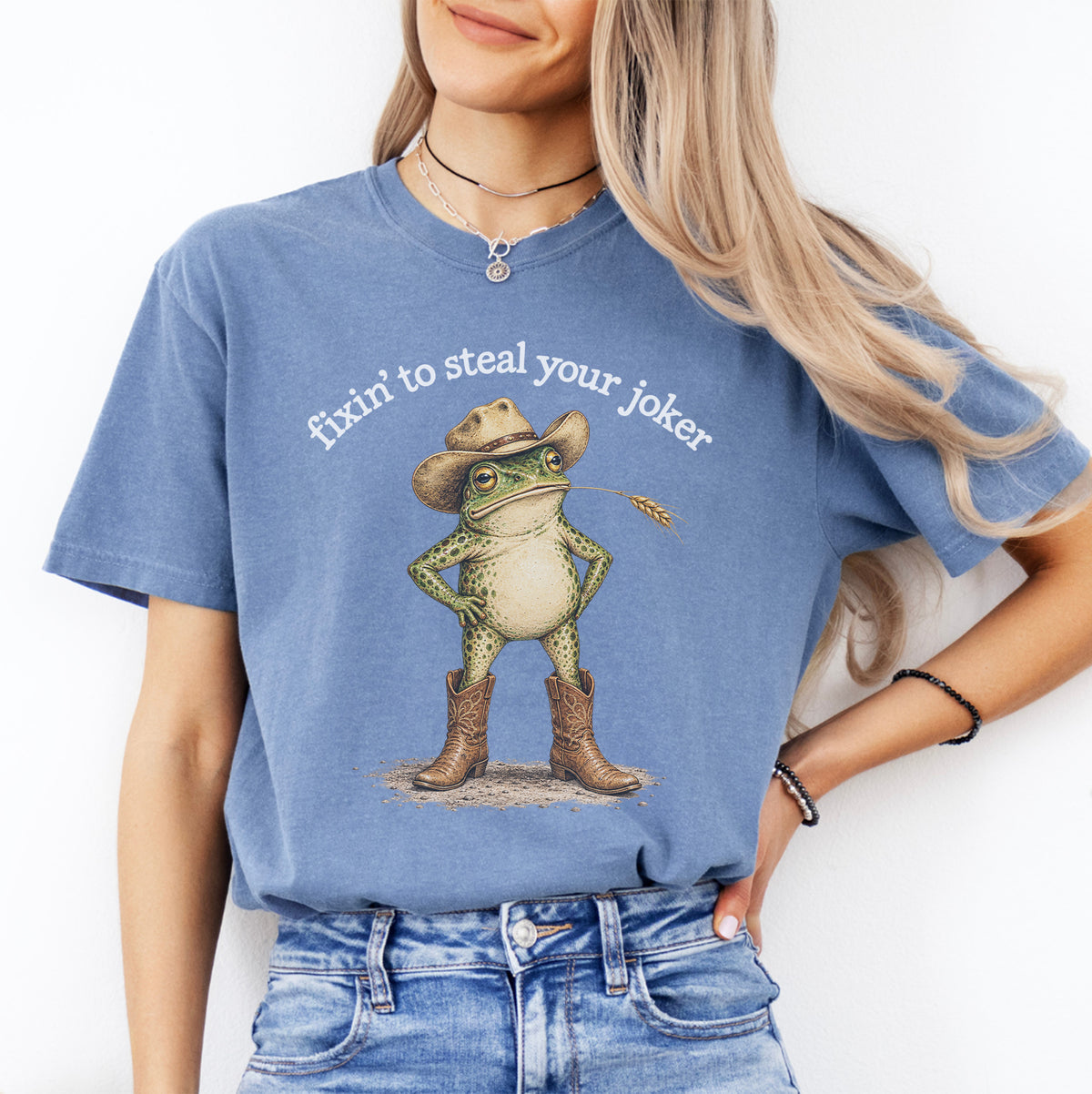 Camiseta «A punto de robarte tu comodín»