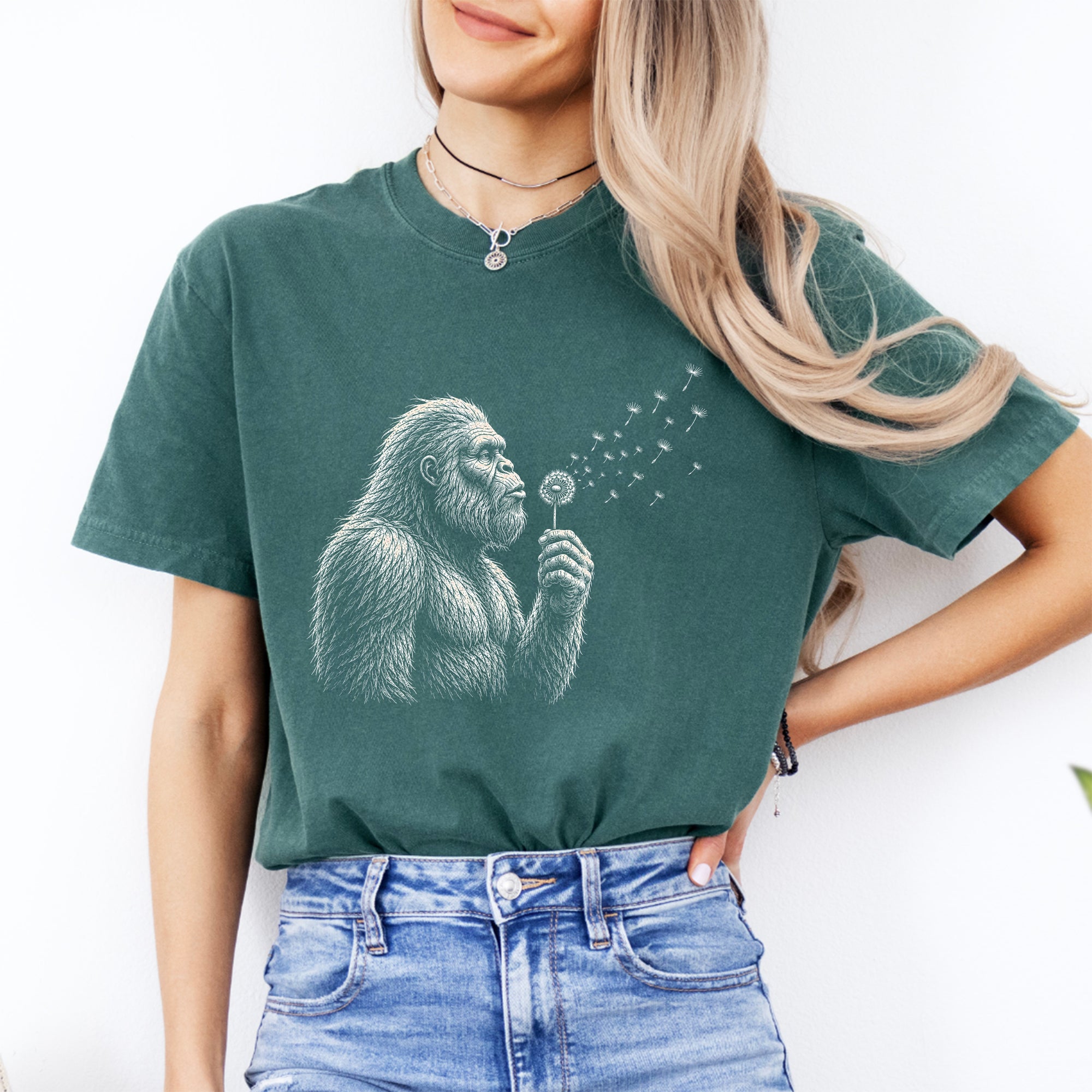 T-Shirt „Bigfoot lässt Wünsche fliegen“