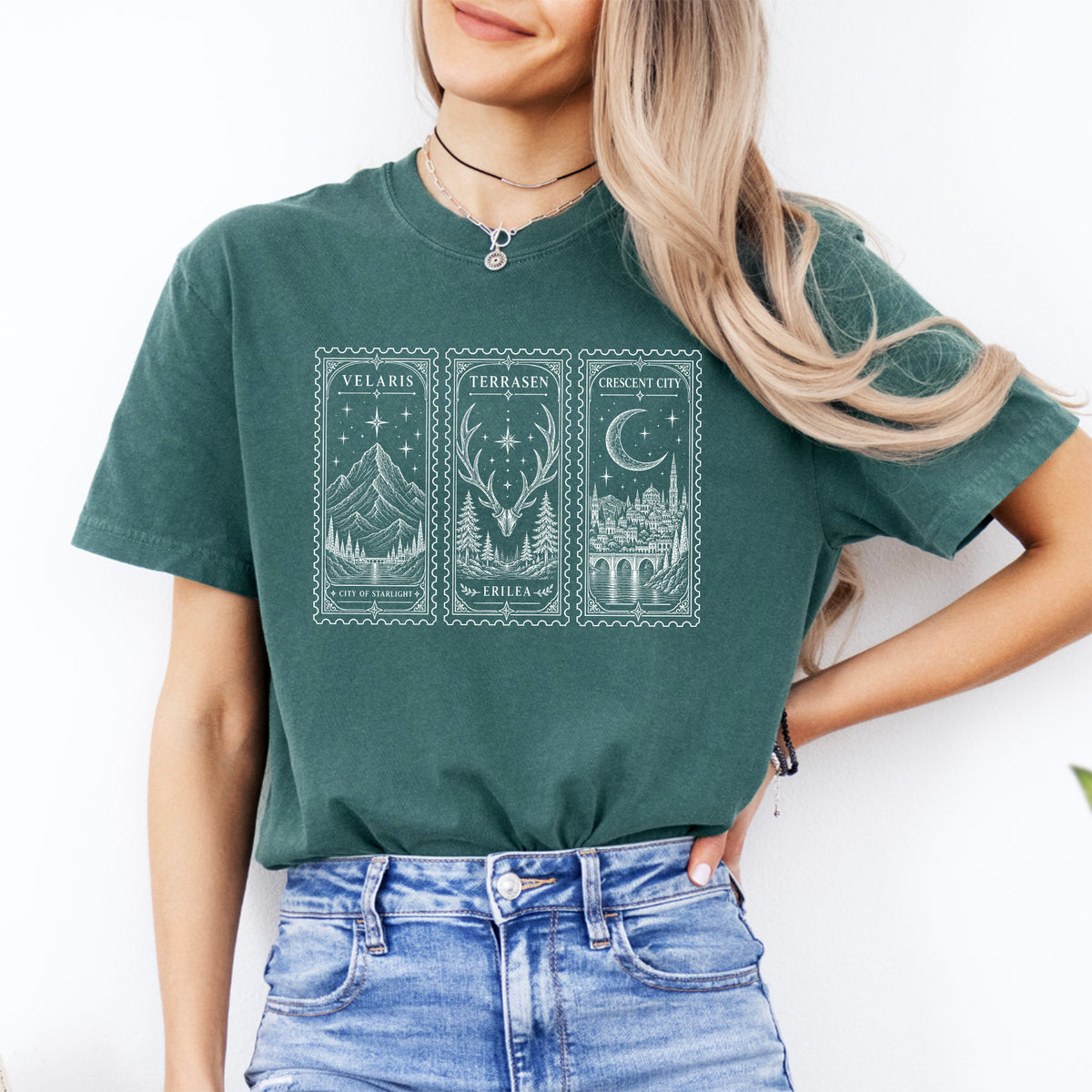 ACOTAR-Buchpostkarten-T-Shirt