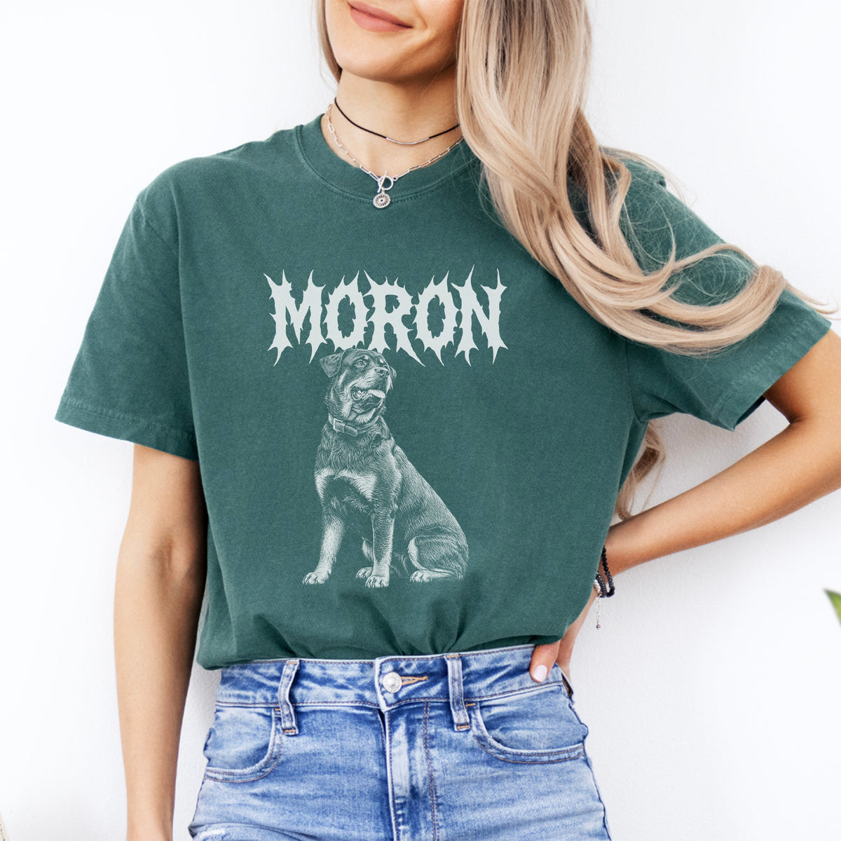 Personlized Gothic Pet Photo And Name Tee
