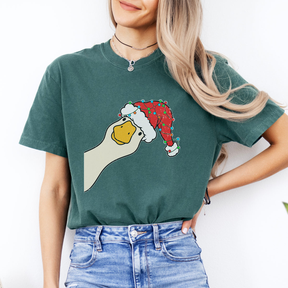 Funny Christmas Goose Tee