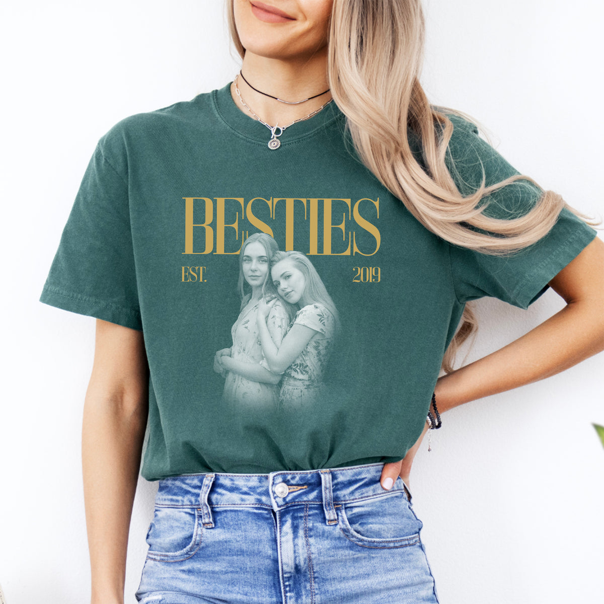 Personalised Bestie Photo Tee