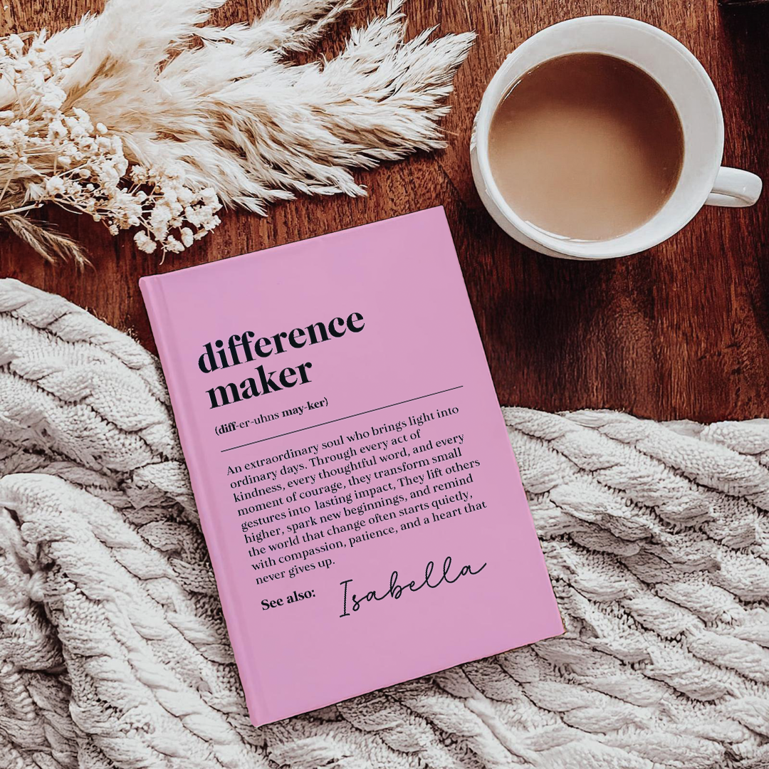 Personalized Difference Maker Journal