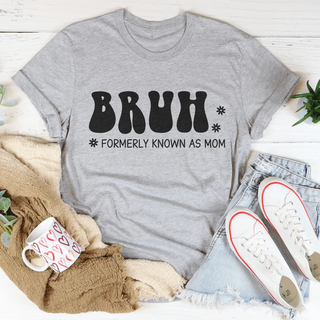 Bruh Formerly Known As Mom Tee Athletic Heather / S Peachy Sunday T-Shirt