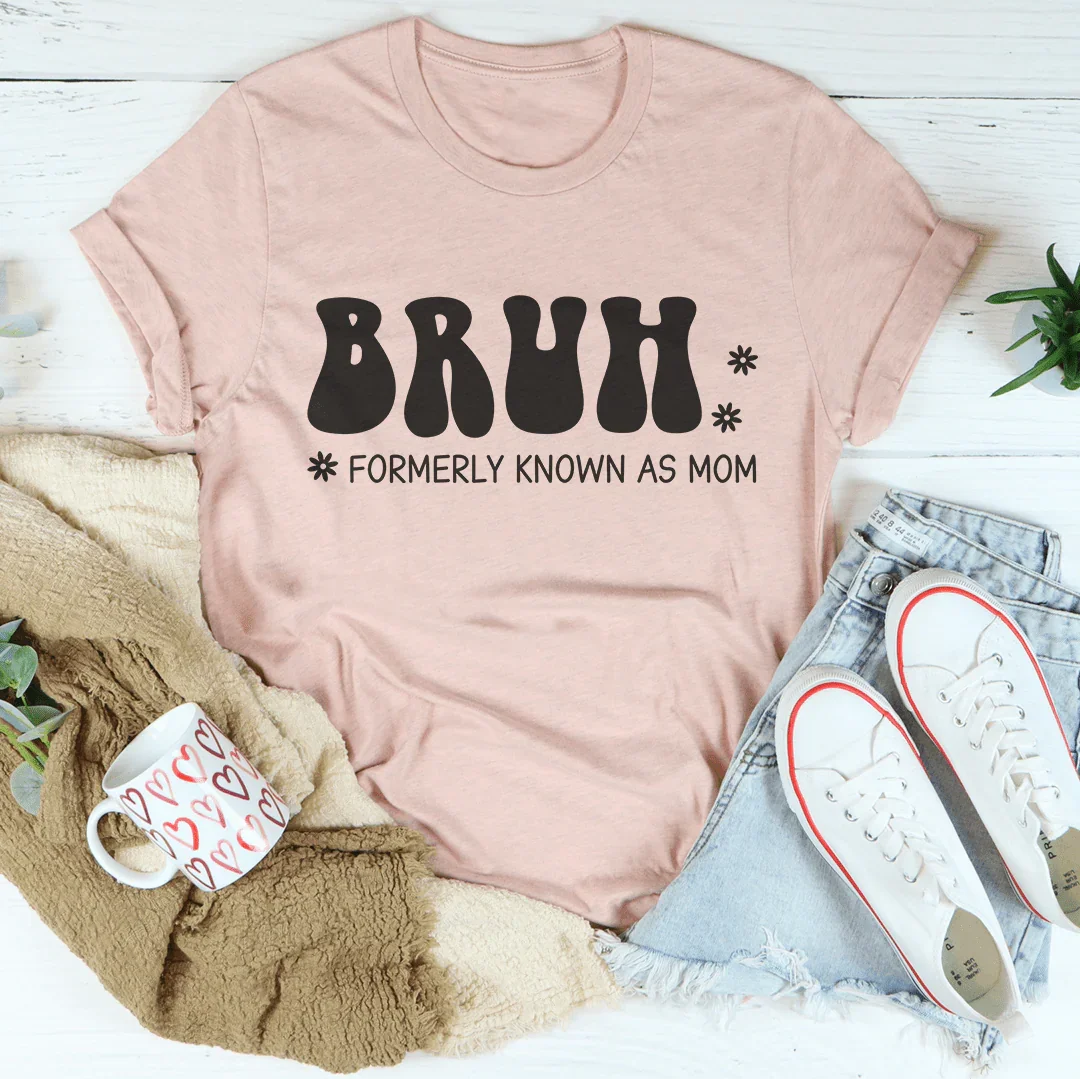 Bruh Formerly Known As Mom Tee Heather Prism Peach / S Peachy Sunday T-Shirt