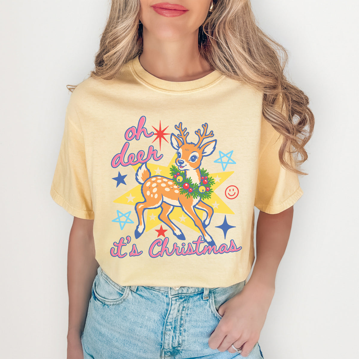 Oh Deer It's Christmas Tee