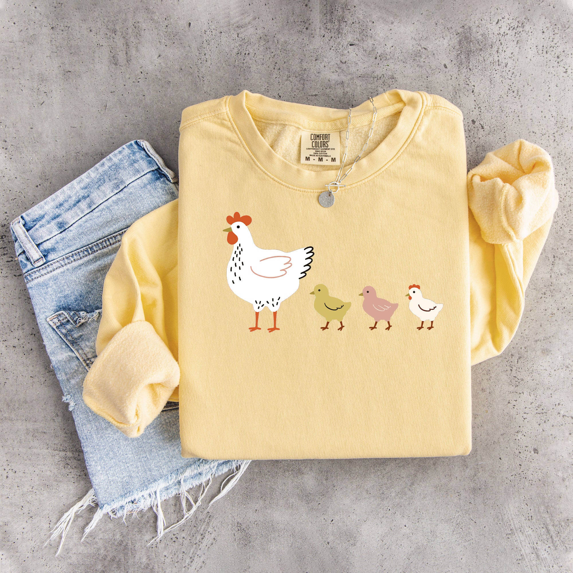 Niedliches Küken- und Hühner-Sweatshirt