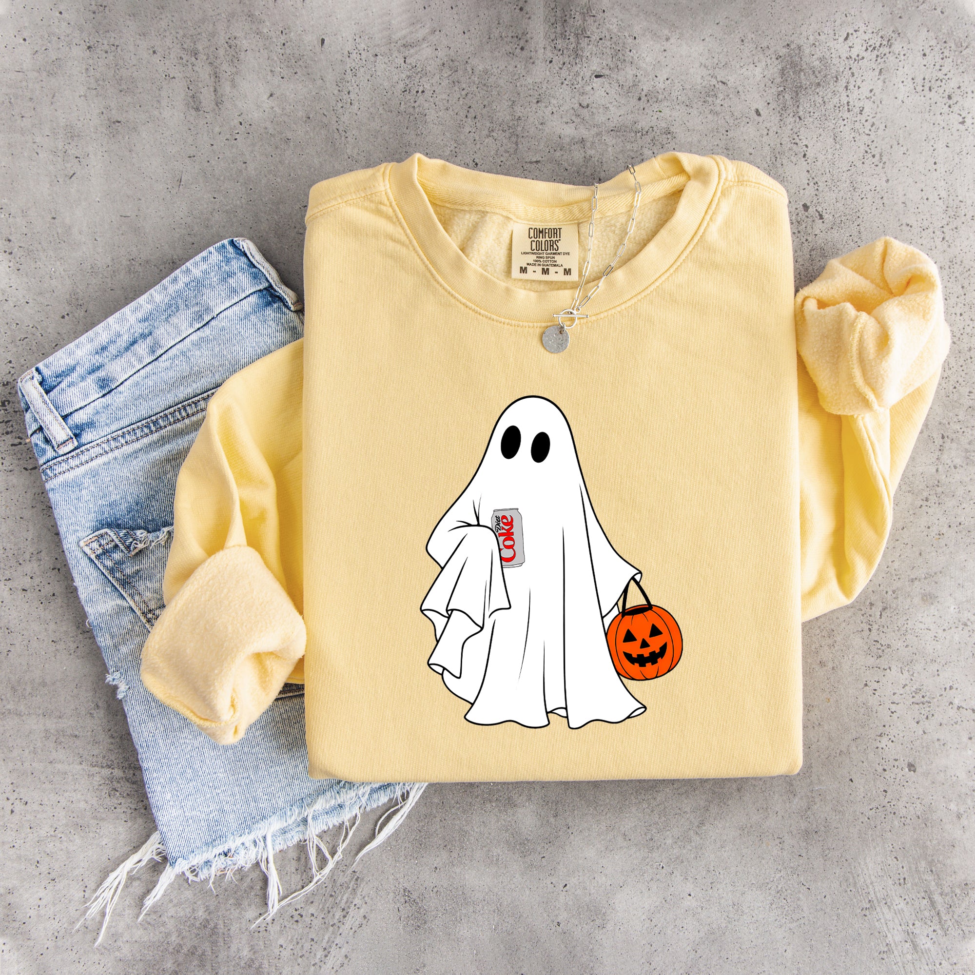 Halloween Diet Coke Ghost Sweatshirt