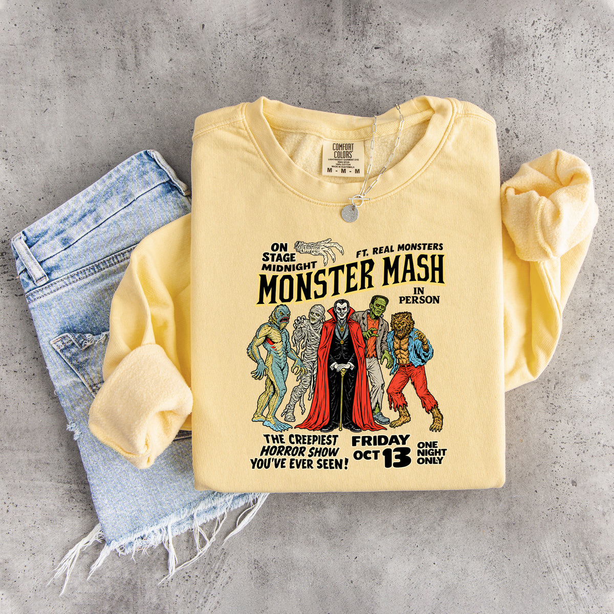 Suéter Vintage Look Monster Mash