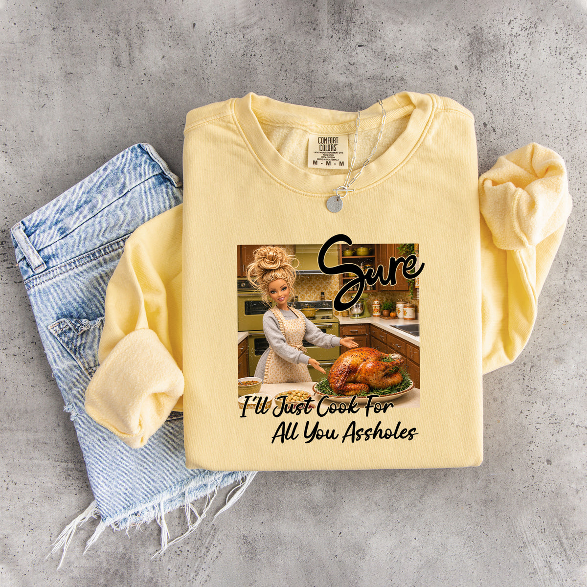 Sudadera «Solo cocinaré para ustedes, idiotas»