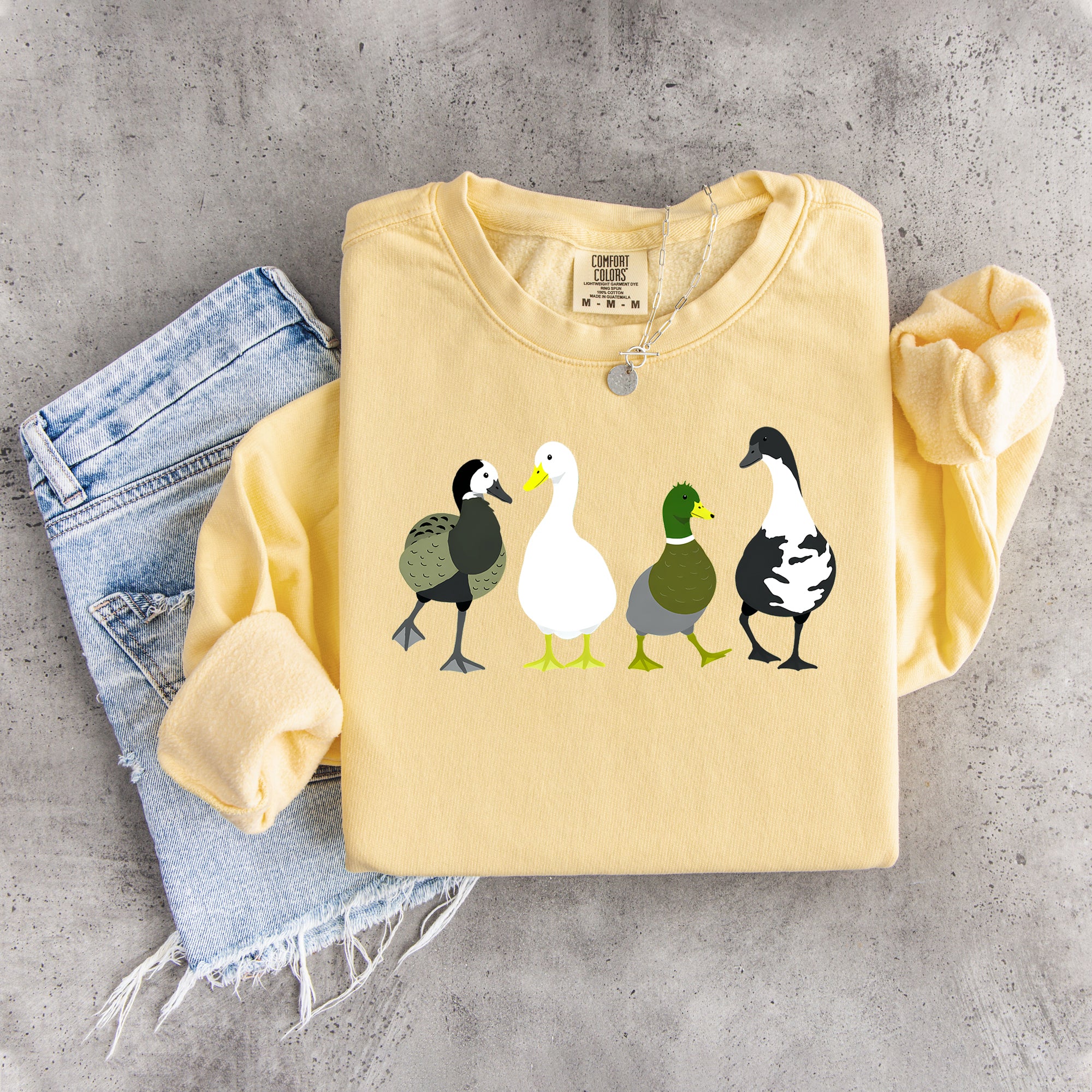 Sweatshirt „Süße Enten-Crew“
