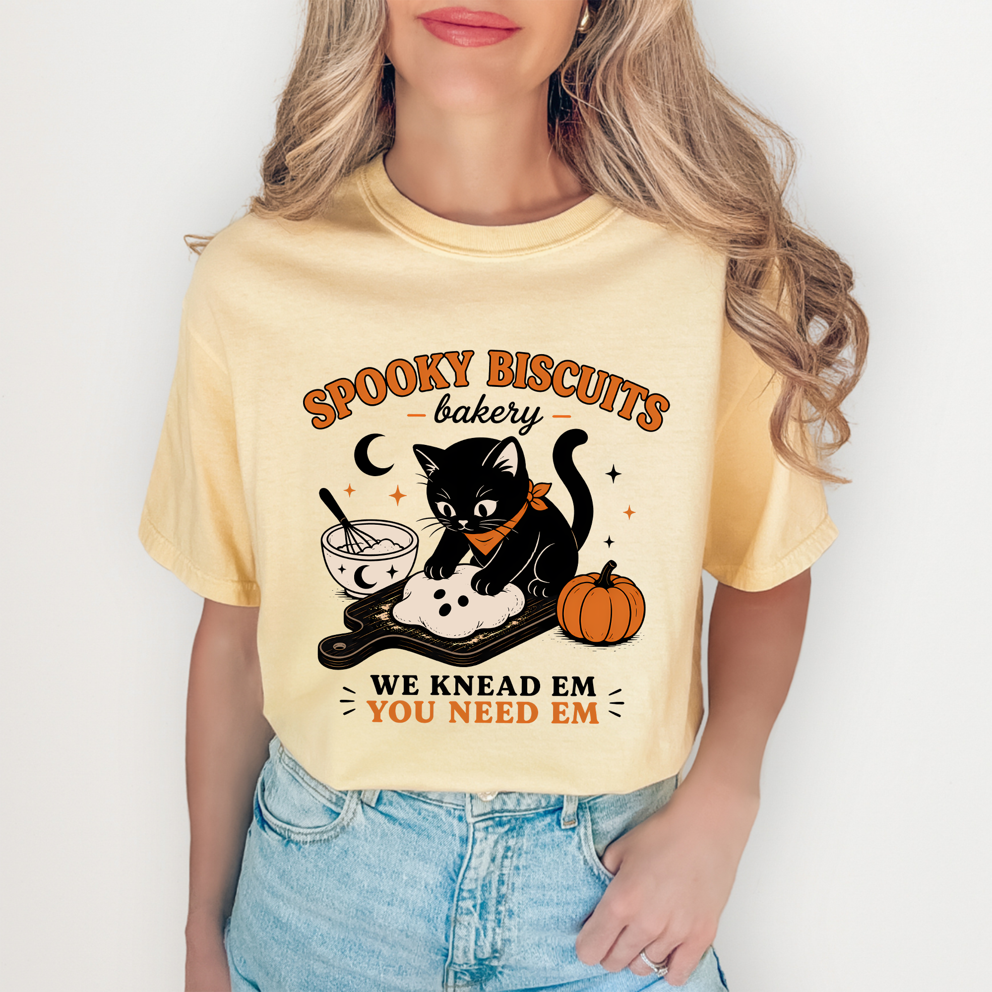 Camiseta «Galletitas para gatos: nosotros las necesitamos, tú las necesitas»