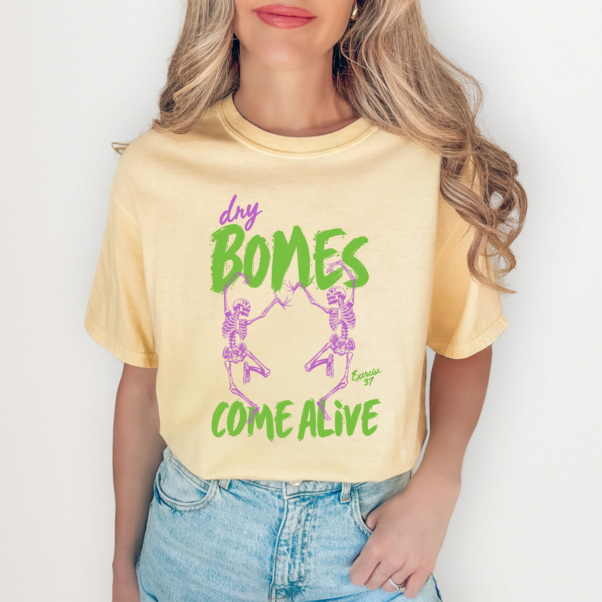 T-shirt « Les os se raniment » – verset biblique