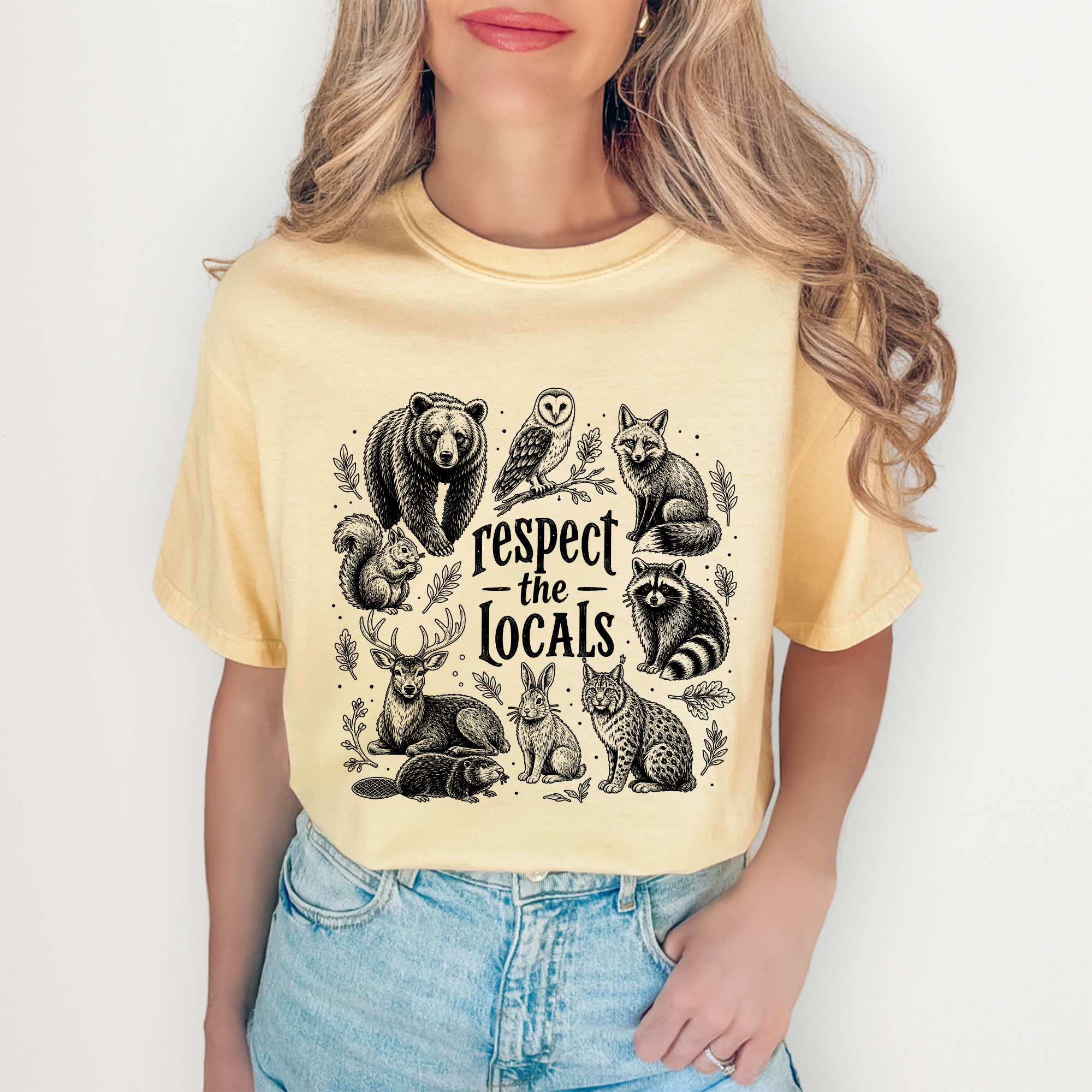 Respektiere die Einheimischen – T-Shirt