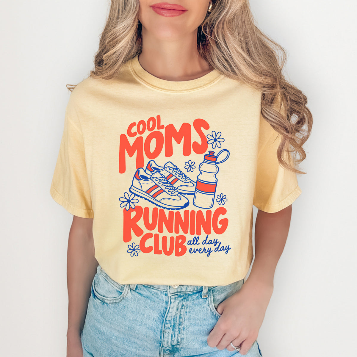 T-shirt du club de course des mamans cool