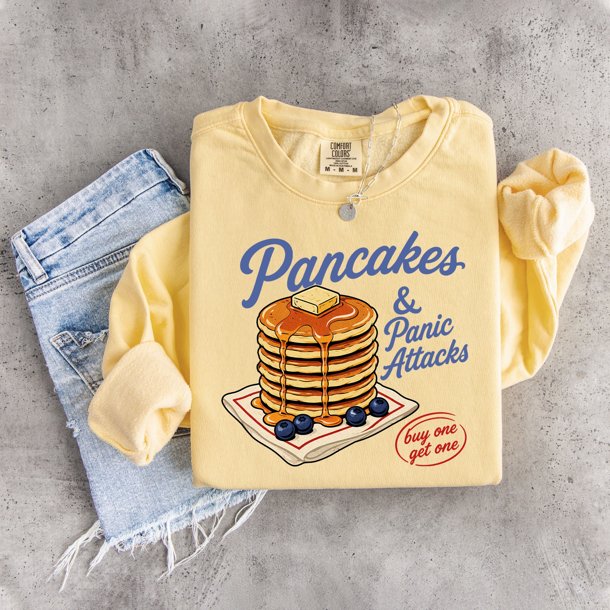 Sudadera «Panqueques y ataques de pánico»