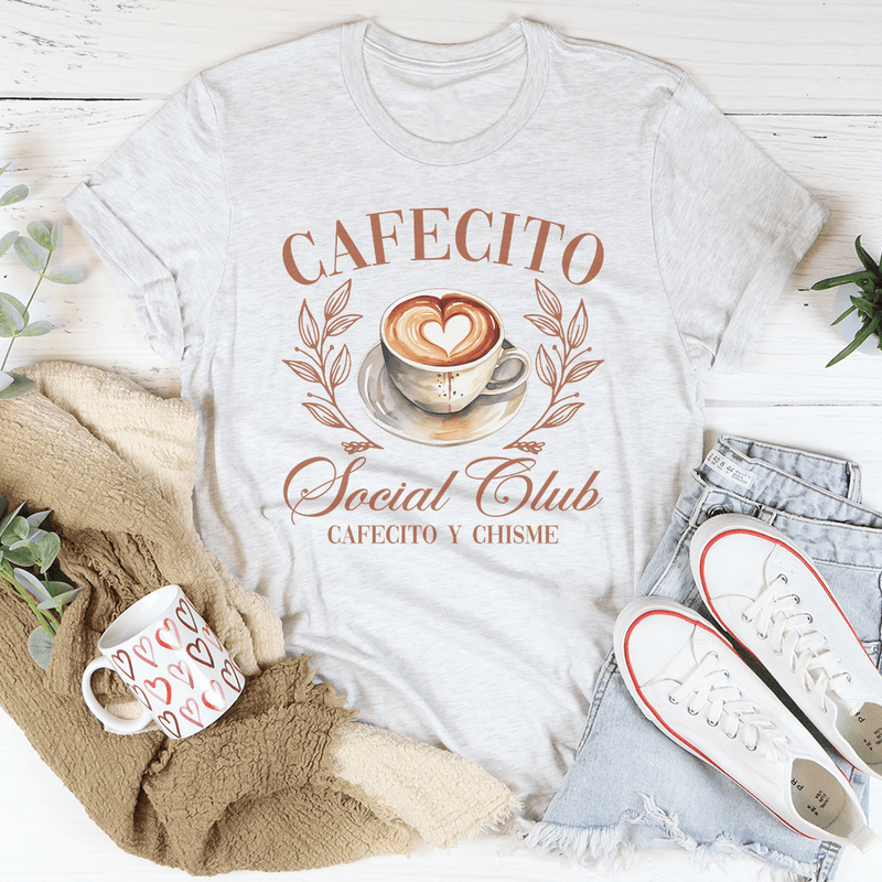 Cafecito Social Club Tee Ash / S Peachy Sunday T-Shirt