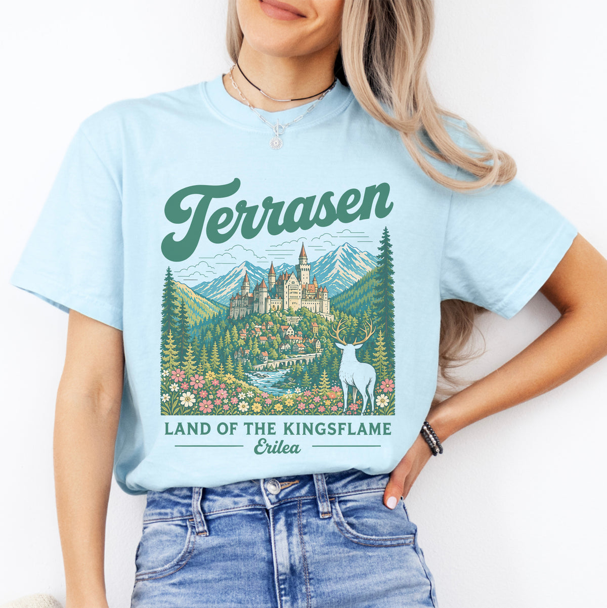 T-shirt Terrasen, terre de la flamme des rois