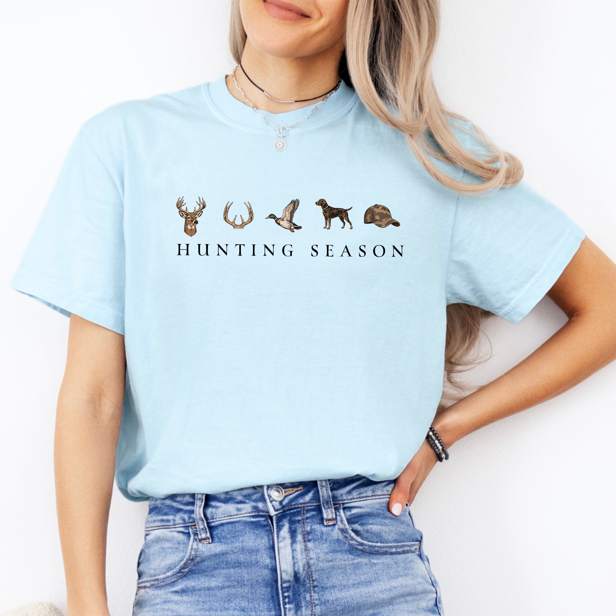 Camiseta minimalista de temporada de caza