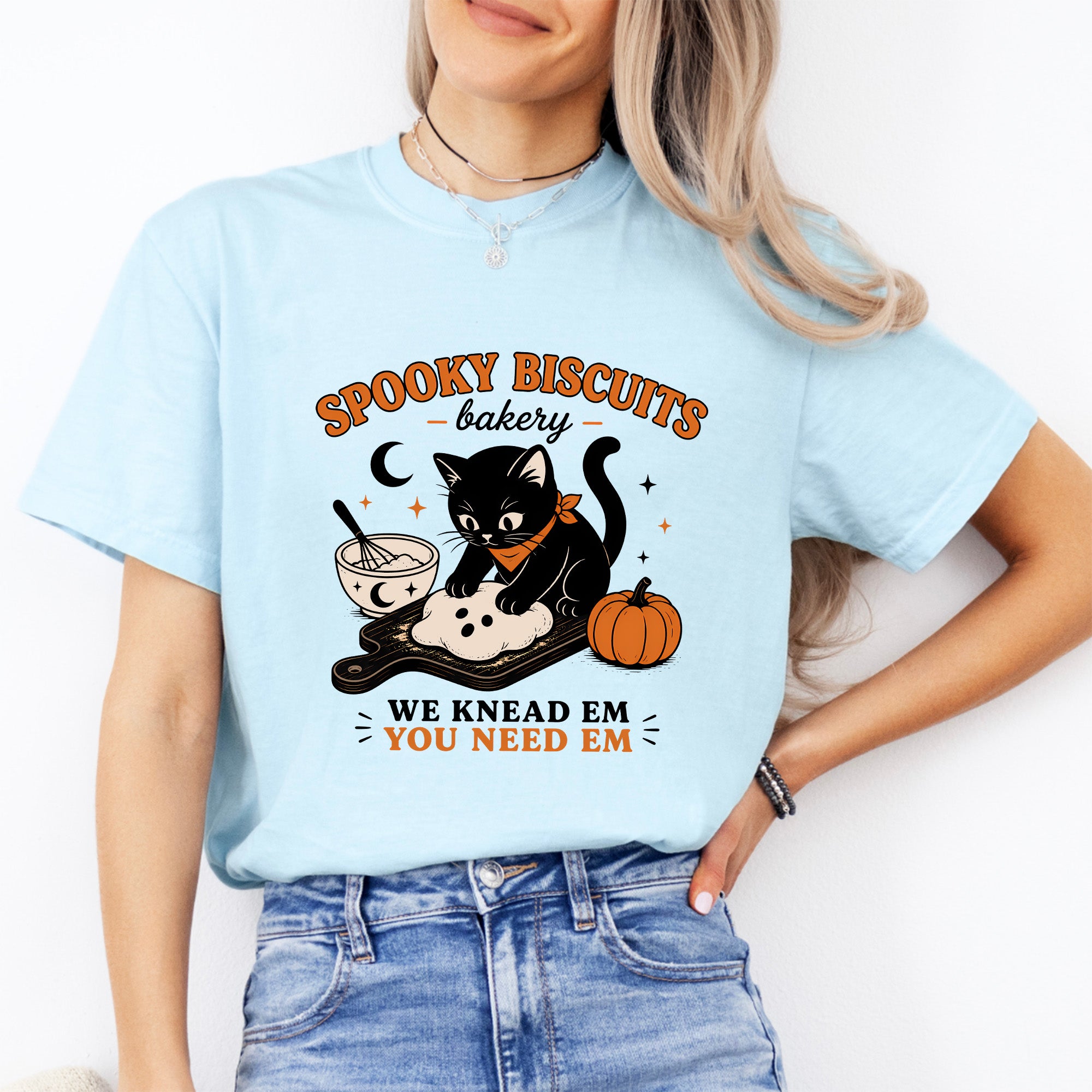 Kitty Biscuits We Knead Em You Need Em Tee
