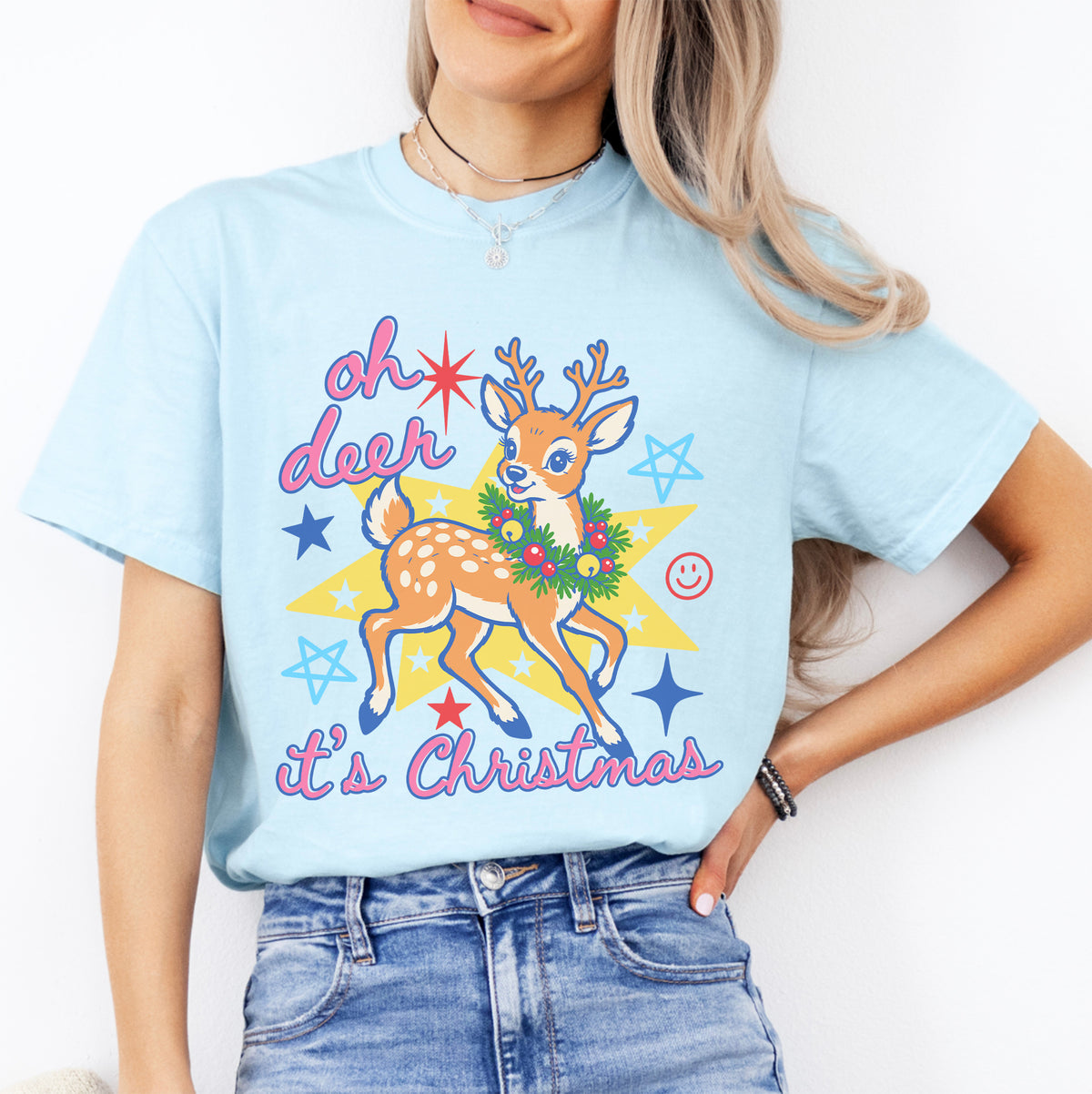 Oh Deer It's Christmas Tee