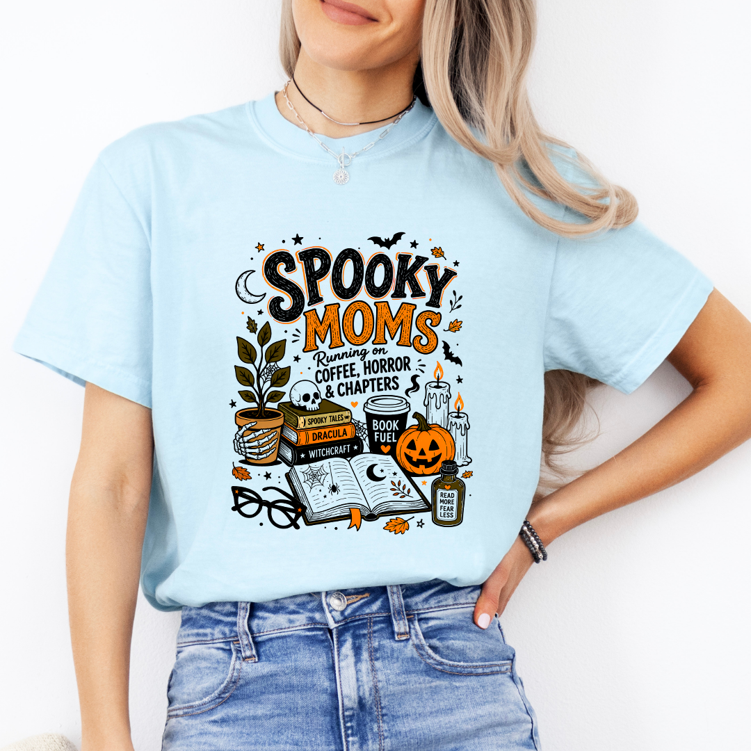 Spooky Moms Book Club Tee