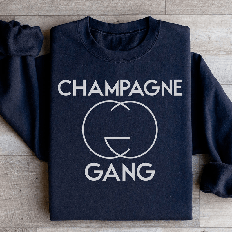 Champagne Gang Sweatshirt Black / S Peachy Sunday T-Shirt