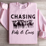 Chasing Kids & Cows Sweatshirt Light Pink / S Peachy Sunday T-Shirt