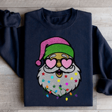 Cheerful Santa Sweatshirt Black / S Peachy Sunday T-Shirt