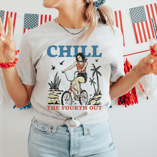 Chill The Fourth Out Tee Athletic Heather / S Peachy Sunday T-Shirt