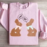 Chocolate Bunny Sweatshirt Light Pink / S Peachy Sunday T-Shirt