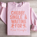 Chubby Single & Waiting For Kris Kringle Sweatshirt Light Pink / S Peachy Sunday T-Shirt