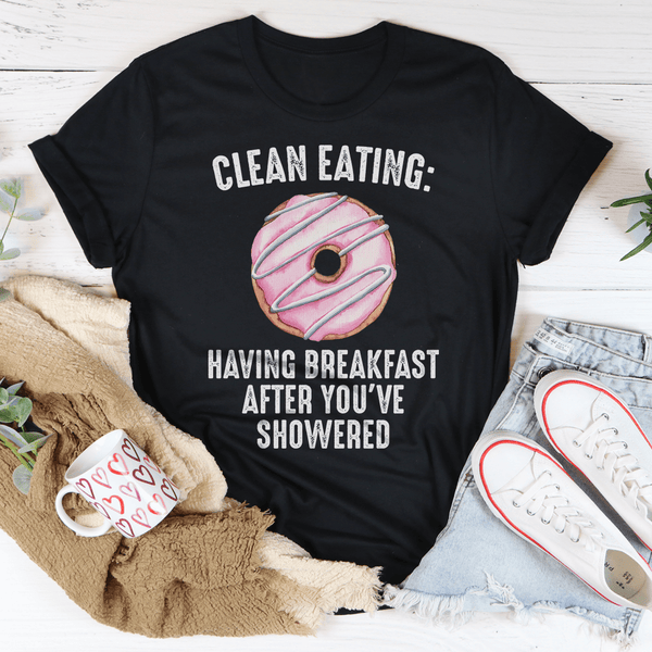 Clean Eating Tee Black Heather / S Peachy Sunday T-Shirt