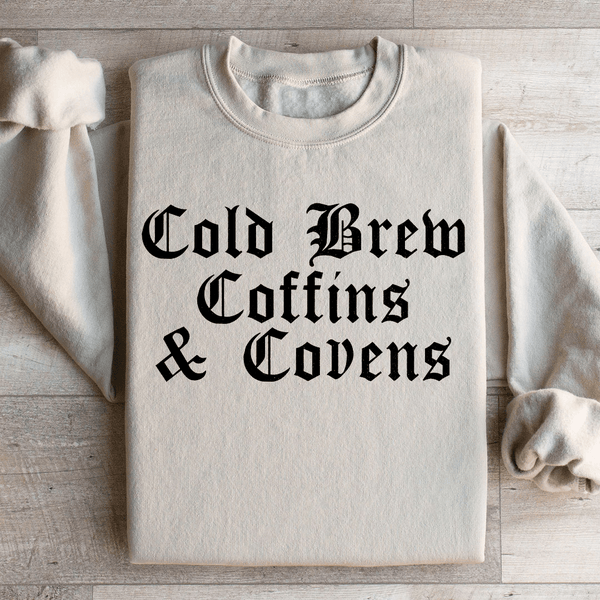 Cold Brew Coffins & Covens Sweatshirt Sand / S Peachy Sunday T-Shirt