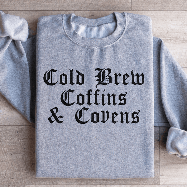 Cold Brew Coffins & Covens Sweatshirt Sport Grey / S Peachy Sunday T-Shirt