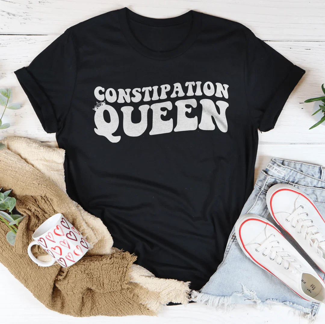 Constipation Queen Tee Black Heather / S Peachy Sunday T-Shirt