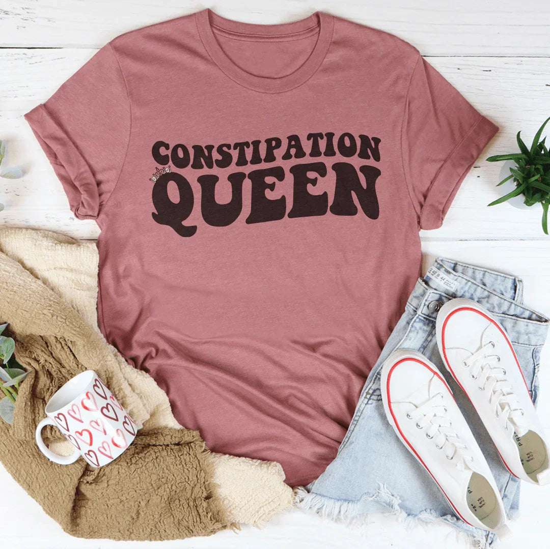 Constipation Queen Tee Mauve / S Peachy Sunday T-Shirt