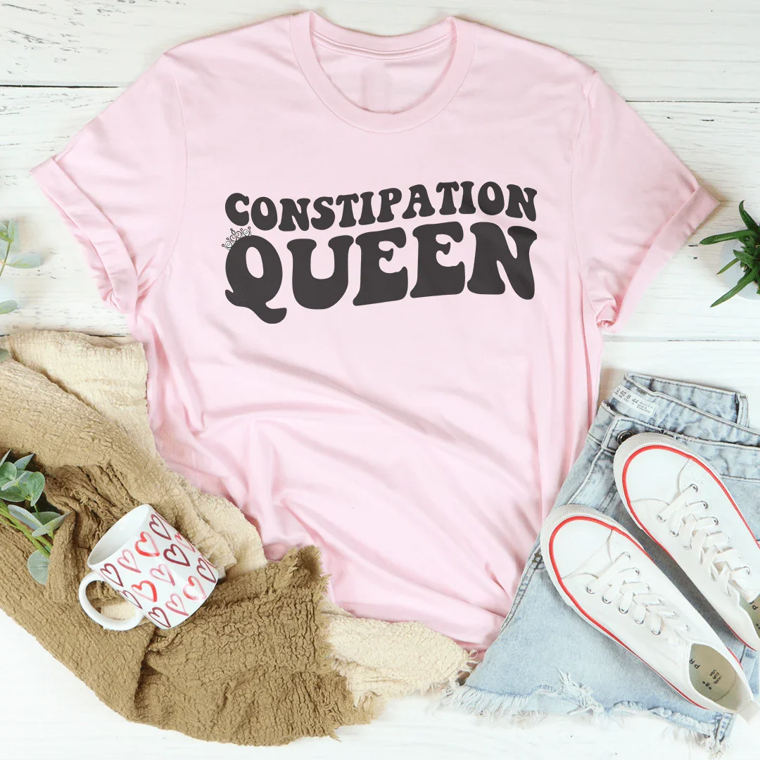 Constipation Queen Tee Pink / S Peachy Sunday T-Shirt