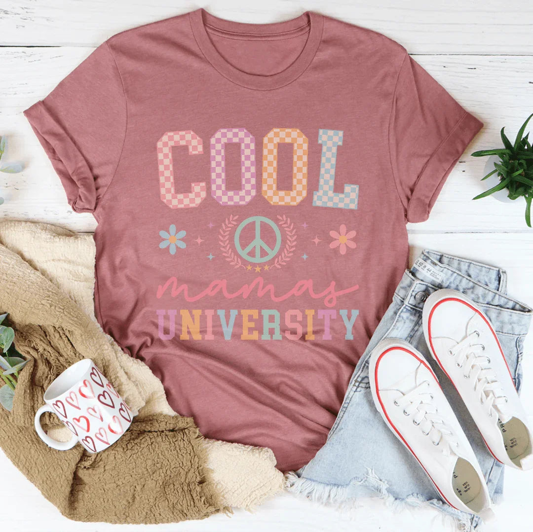 Cool Mamas University Tee Mauve / S Peachy Sunday T-Shirt
