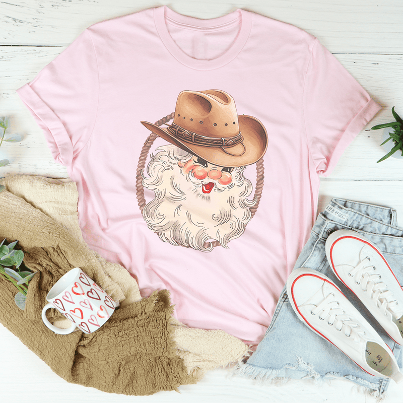 Cowboy Santa Tee Peachy Sunday T-Shirt