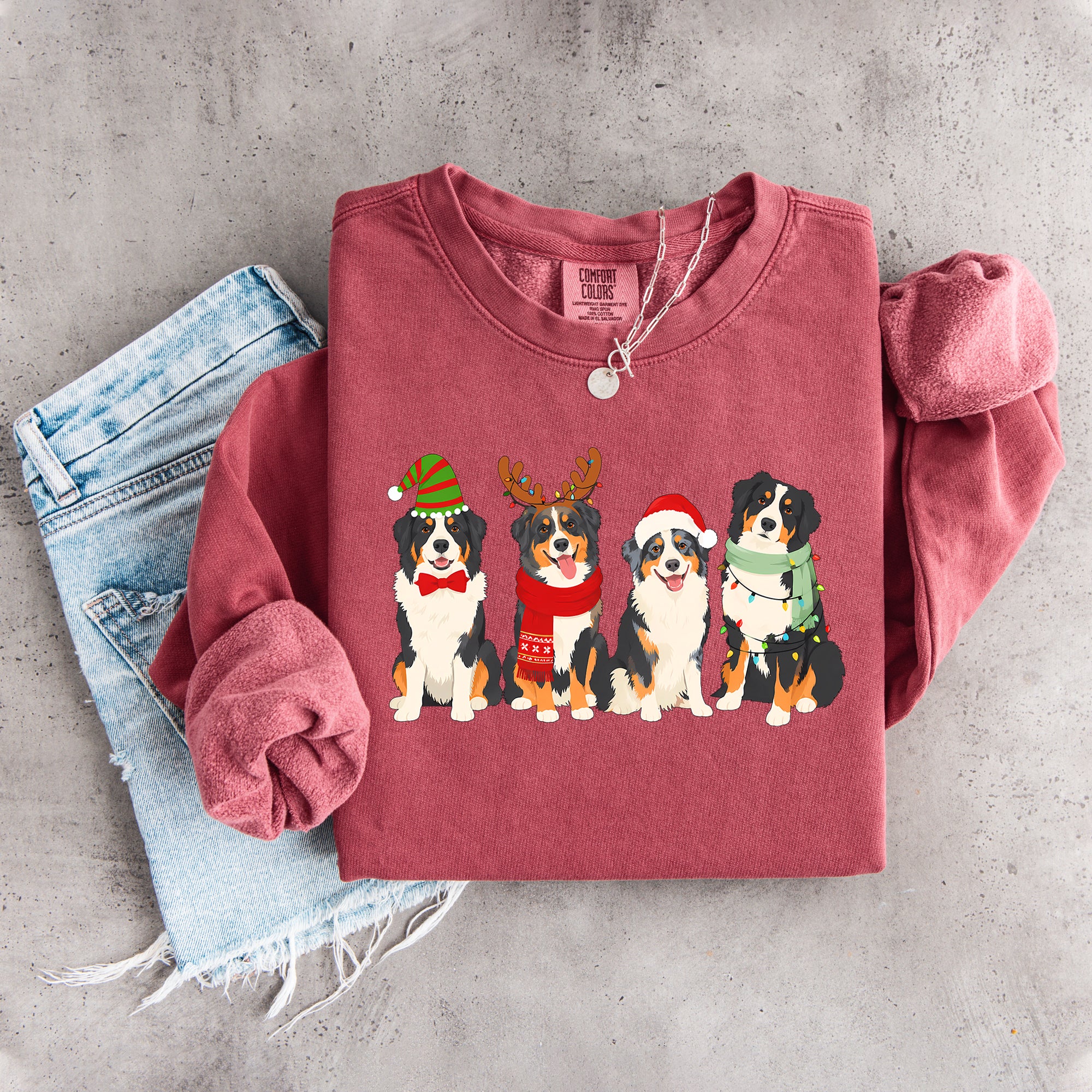 Bernese Mountain Dog Christmas Sweatshirt