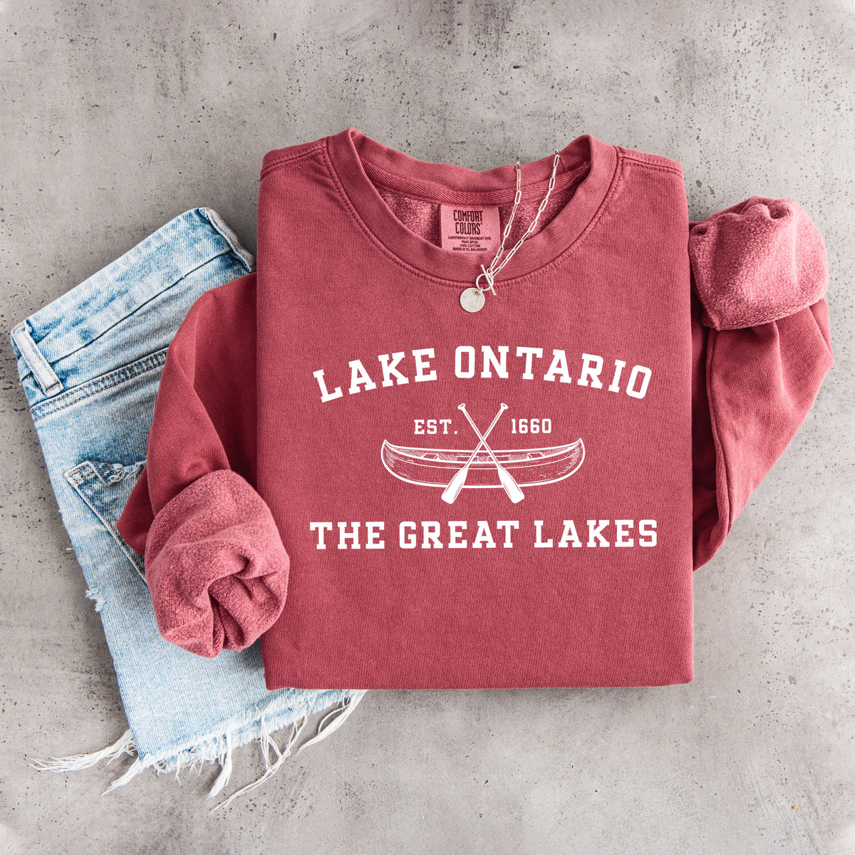 Sweat-shirt Lake Ontario Est 1660