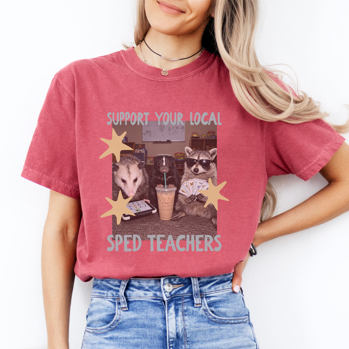 Support Your Local Sped Teachers Tee